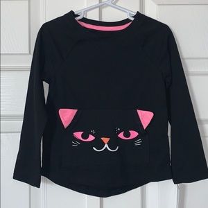 Brand new Cat & Jack cat shirt in black